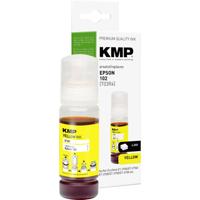 KMP Navulinkt vervangt Epson 102, T03R4 Compatibel Geel 70 ml E185 1642,0009