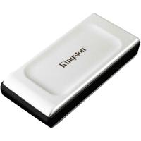Kingston xs2000 portable 2 tb externe ssd (zilver/zwart, sxs2000/2000g, usb-c 3.2 (20 gbit/s))