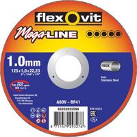 Flexovit dss mega-line 180x1.6x22.23 a36v t41 rvs | 25 stuk stuks