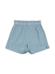 Il Gufo short court à taille élastiquée - Bleu