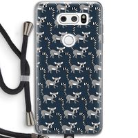 Makis: LG V30 Transparant Hoesje met koord