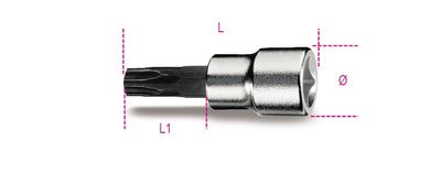 Beta Dopsleutel voor 5-sterrige kopschroeven 910PT 45 - 009100545