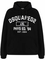 DSQUARED2 hoodie à logo imprimé - Noir - thumbnail