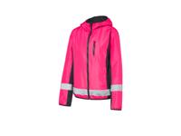 CRIVIT Dames omkeerbare jas (Donkerroze/zwart, S (36/38))