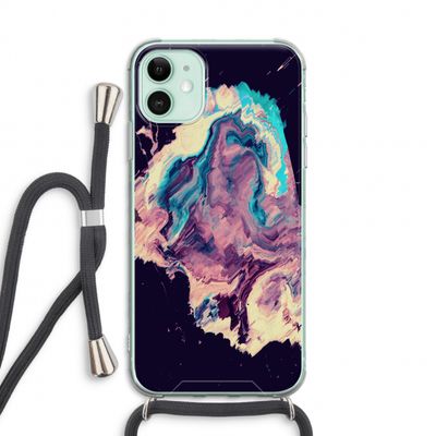 Cosmic Silence: iPhone 11 Transparant Hoesje met koord