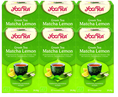 Yogi Tea Green Tea Matcha Lemon Voordeelverpakking Yogi Tea Green Tea Matcha Lemon Voordeelverpakking