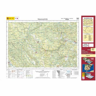 Topografische kaart 565 MT50 Tragacete | CNIG - Instituto Geográfico Nacional1