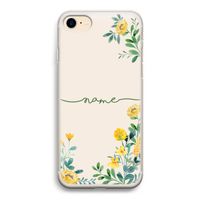 Gele bloemen: iPhone 7 Transparant Hoesje