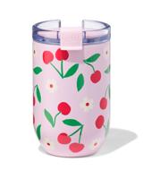 HEMA Koffiebeker to go 350ml rvs kersen