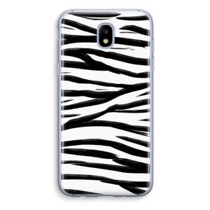 Zebra pattern: Samsung Galaxy J5 (2017) Transparant Hoesje