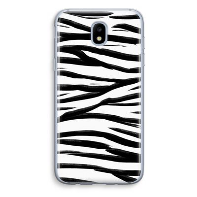Zebra pattern: Samsung Galaxy J5 (2017) Transparant Hoesje