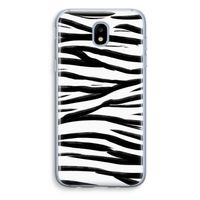Zebra pattern: Samsung Galaxy J5 (2017) Transparant Hoesje