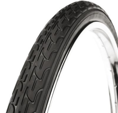 Deli tire buitenband 26x1 3/8 37-590 breaker/anti lek zwart reflectie