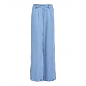 Object - Blauw | Dames | Broek | Blauw | XXL | regular | Kamst mode