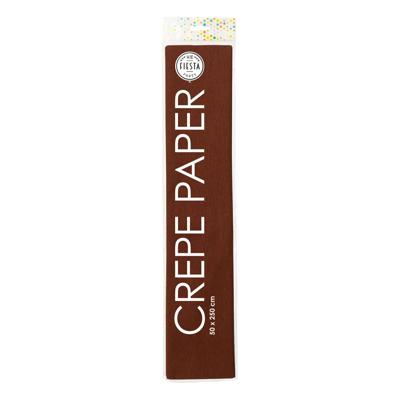 Globos Crepepapier bruin, 50x250cm