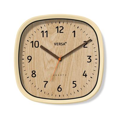 Muurklok Versa Plastic 4,8 x 31 x 31 cm