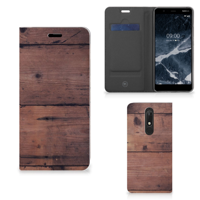 Nokia 5.1 (2018) Book | Wallet Case | Old Wood