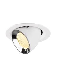 SLV InbouwspotNuminos Gimble M wit/chroom 3000K - 40gr - 1009573