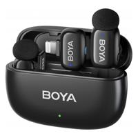 Boya MINI-15 - 2.4 GHz Ultra-Mini Draadloze Microfoon 2TX-1RX voor Lightning