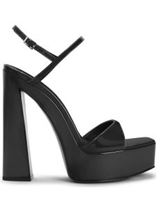 Giuseppe Zanotti sandales Sylvy 145 mm à plateforme - Noir