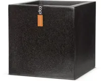 Capi lux terrazzo plantenbak 20x20x20 cm zwart