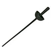 Zwart verkleed sabel/zwaard 60 cm   -