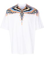 COUNTY OF MILAN t-shirt à imprimé Optical Wings - Blanc