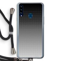 Musketon Halftone: Samsung Galaxy A20s Transparant Hoesje met koord
