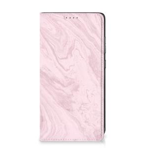 Samsung Galaxy A52 Standcase Marble Pink - Origineel Cadeau Vriendin