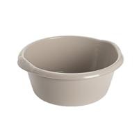 Hega Hogar afwas teiltje - beige - 6 Liter - Kunststof - Rond - 32 x 13 cm