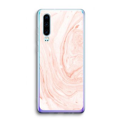 Peach bath: Huawei P30 Transparant Hoesje
