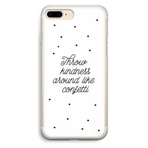 Confetti: iPhone 7 Plus Transparant Hoesje