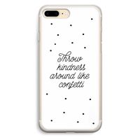 Confetti: iPhone 7 Plus Transparant Hoesje