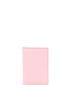 Maison Margiela porte-cartes en cuir à détails de coutures - Rose