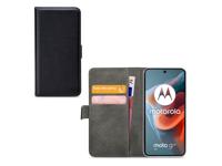 Mobilize Mobilize Classic Gelly Wallet Book Case Motorola Moto G34 Black