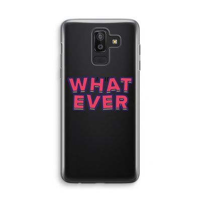 Whatever: Samsung Galaxy J8 (2018) Transparant Hoesje