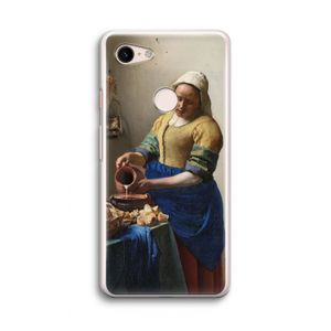 The Milkmaid: Google Pixel 3 Transparant Hoesje