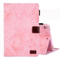 Voor iPad mini (2019) Business stijl horizontale Flip lederen draagtas met houder & kaartsleuf & fotolijstjes & slaap/Wake-up functie (roze)
