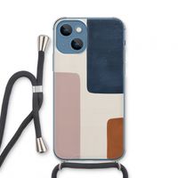 Geo #5: iPhone 13 mini Transparant Hoesje met koord