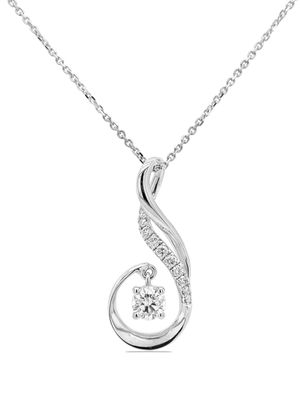 HYT Jewelry collier en or blanc 18ct à pendentif pavé de diamants - Argent