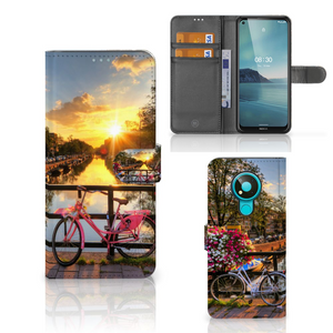 Nokia 3.4 Flip Cover Amsterdamse Grachten