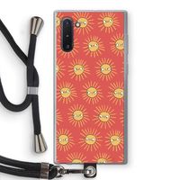 Zon: Samsung Galaxy Note 10 Transparant Hoesje met koord