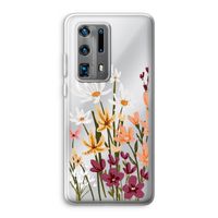 Painted wildflowers: Huawei P40 Pro Plus Transparant Hoesje