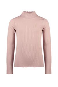 Like Flo Meisjes top rib lurex - Eef - Oud roze