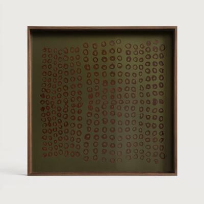 Ethnicraft Vierkant Dienblad 'Second Nature' 38 x 38cm, kleur Moss