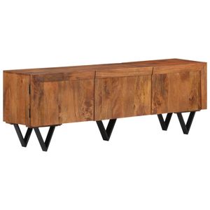 Tv-meubel 140x30x46 cm massief mangohout