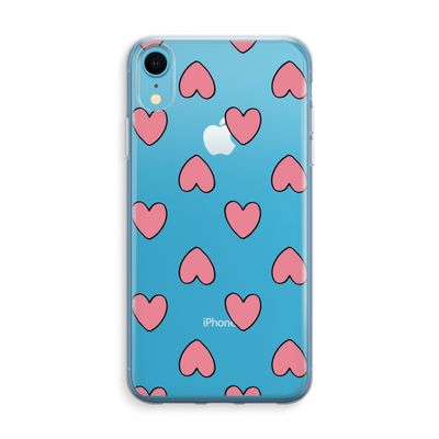 Ondersteboven verliefd: iPhone XR Transparant Hoesje
