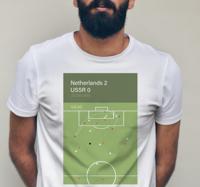1988 voetballer poster T-shirt