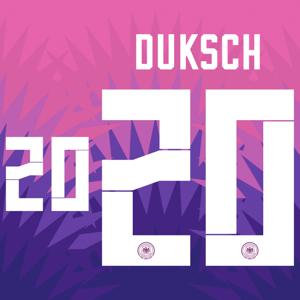 Duksch 20 (Officiële Duitsland Away Bedrukking 2024-2025)