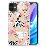 Apple iPhone 11 Case Anti-shock Flamingo Triangle